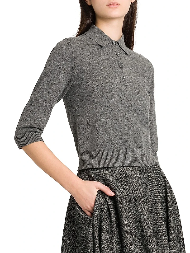 Italian Tailoring Henley Cashmere Shirt