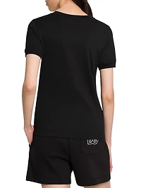 Italian Tailoring Logo Cotton T-Shirt