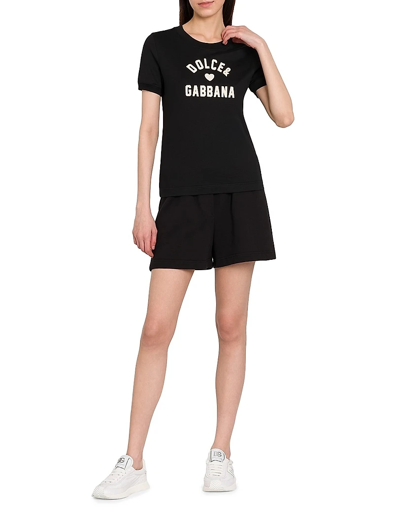 Italian Tailoring Logo Cotton T-Shirt