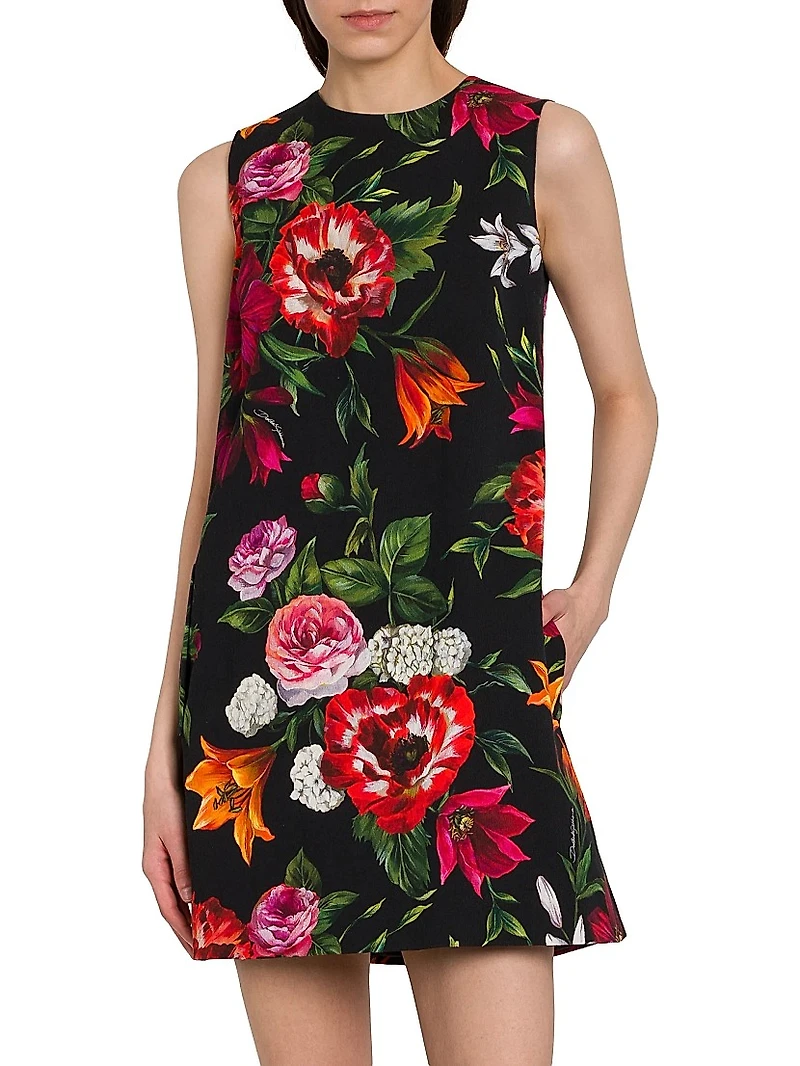 Rafia Fiori Floral Minidress