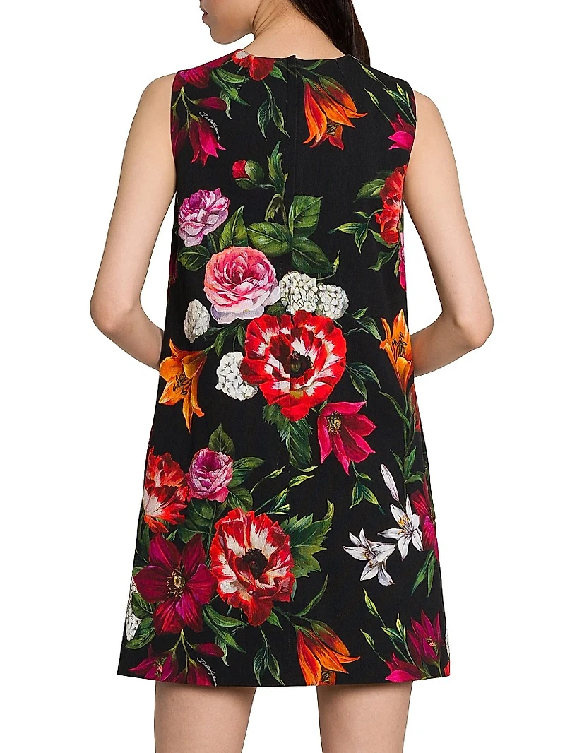 Rafia Fiori Floral Minidress