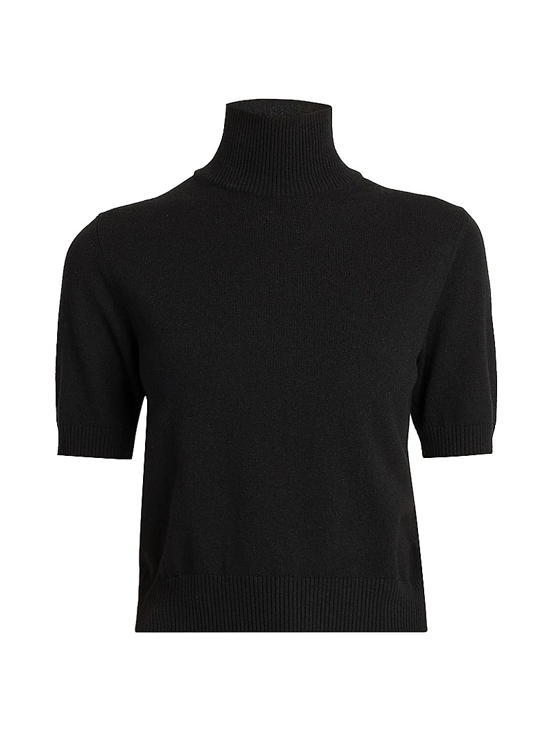 Italian Tailoring Cashmere Turtleneck Top