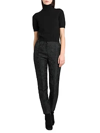 Italian Tailoring Cashmere Turtleneck Top