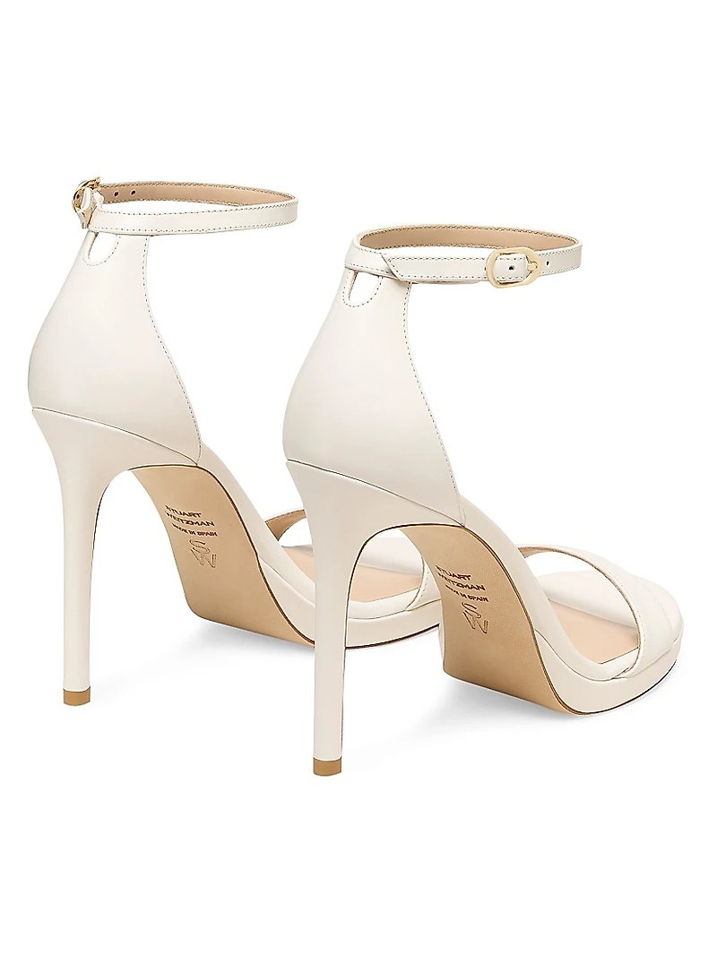 Nudist 100MM Leather Sandals