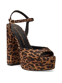 Dayna Boost 130MM Leopard Platform Sandals