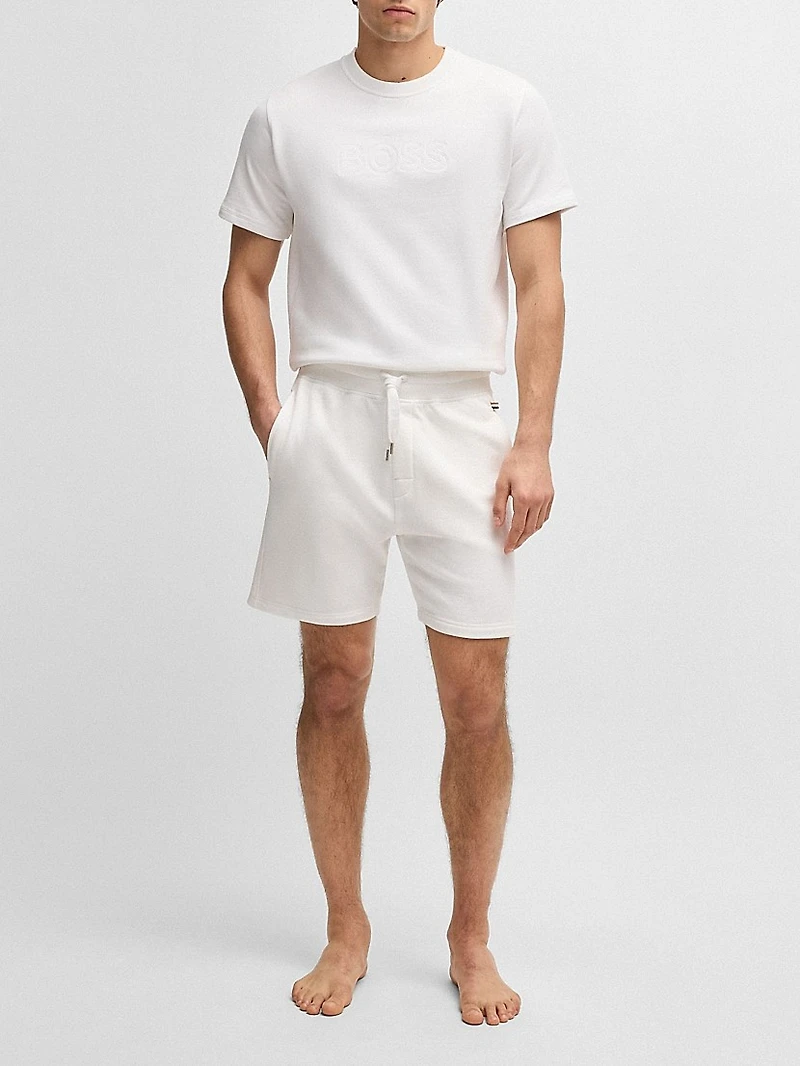 Cotton-Terry T-Shirt with Embroidered Logo