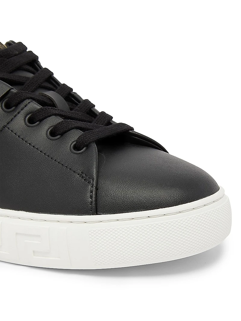 Medusa Nylon Low-Top Sneakers