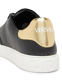 Medusa Nylon Low-Top Sneakers