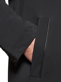 Slim-Fit Longline Trench Coat