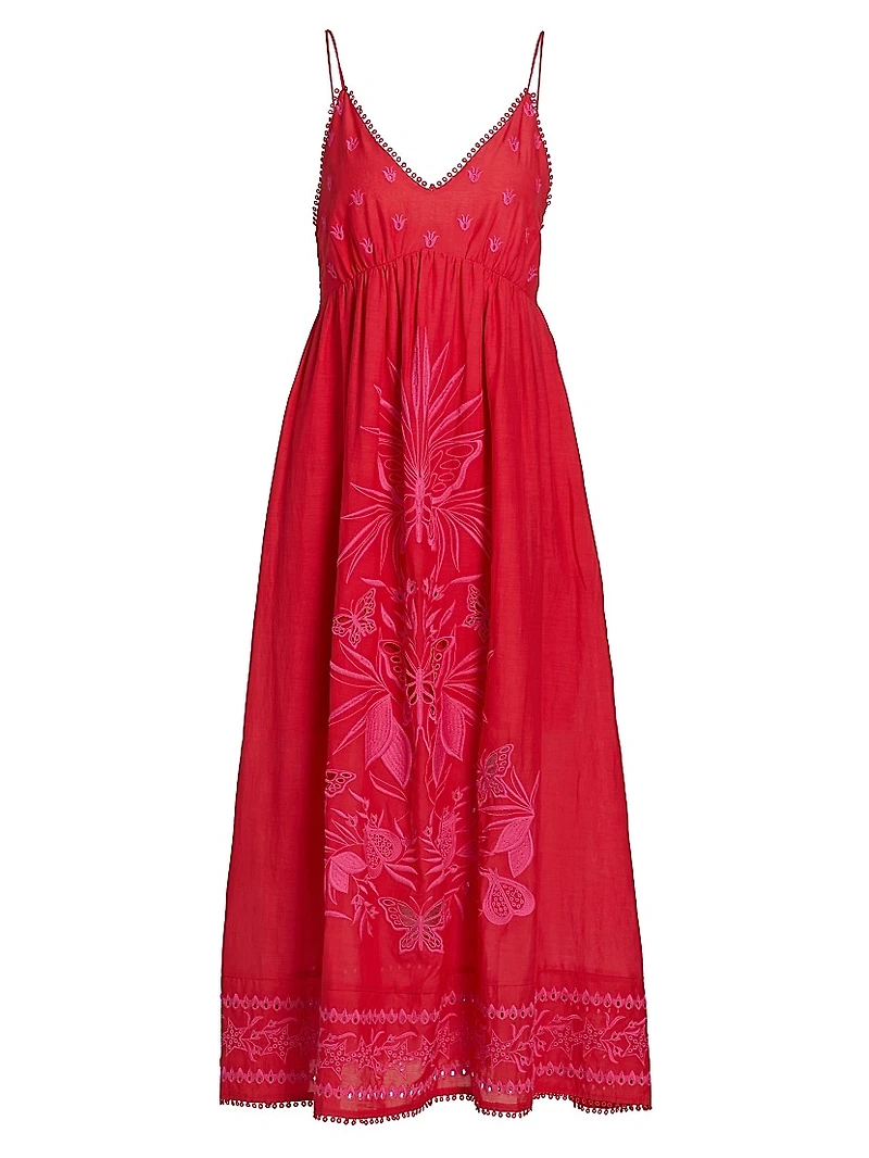 Cleo Lauraine Eyelet Maxi Dress
