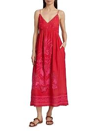Cleo Lauraine Eyelet Maxi Dress