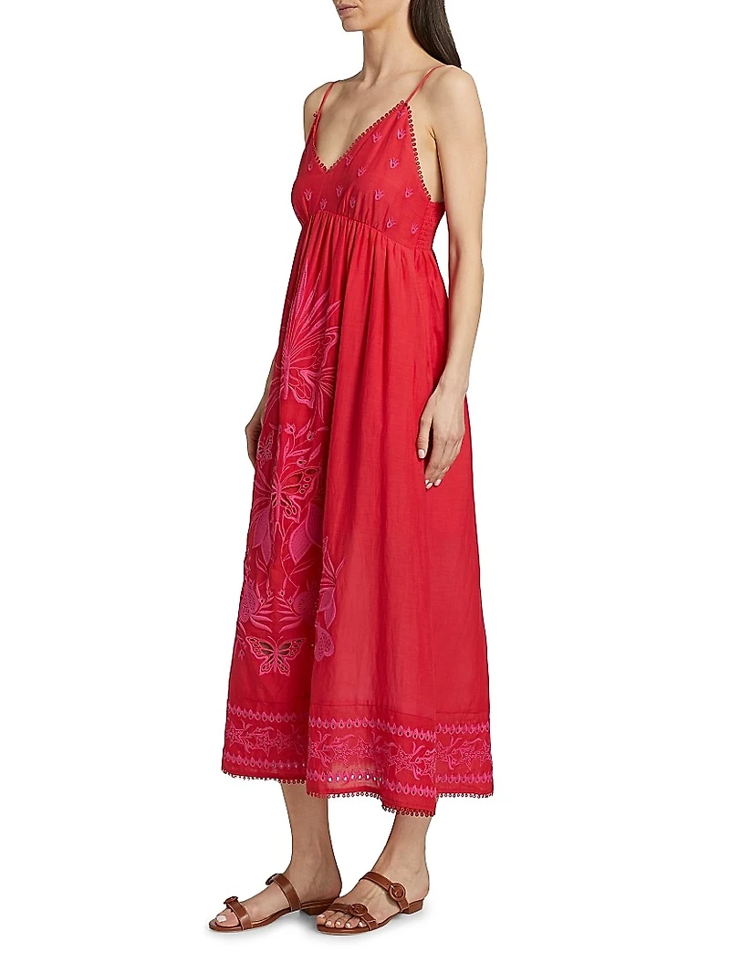 Cleo Lauraine Eyelet Maxi Dress