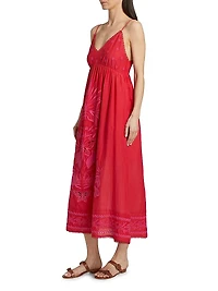 Cleo Lauraine Eyelet Maxi Dress