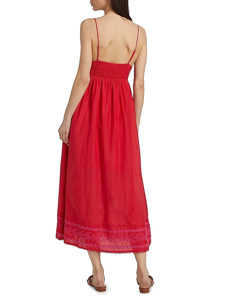 Cleo Lauraine Eyelet Maxi Dress