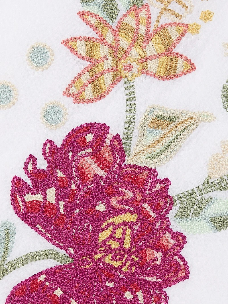 Lisbon Embroidered Cotton Shirt