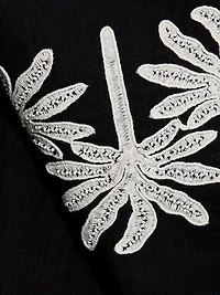 Hannah Cotton-Linen Wide-Leg Pants