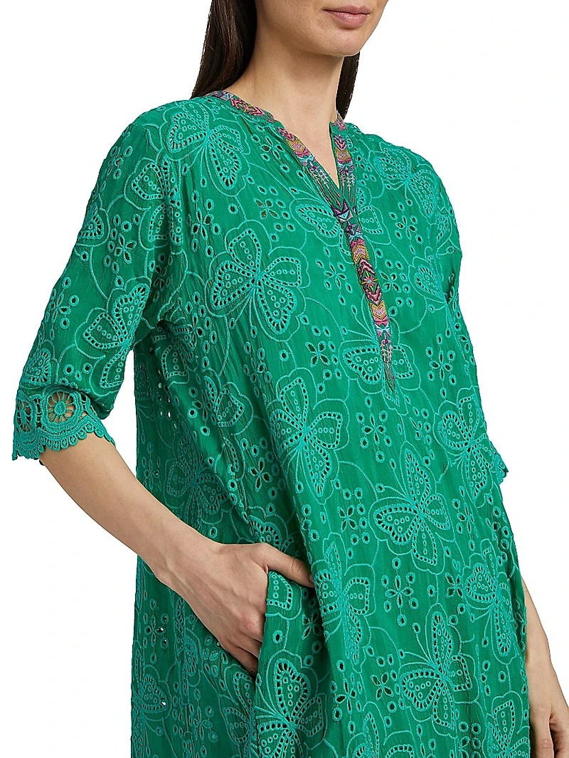 Malfi Embroidered Minidress