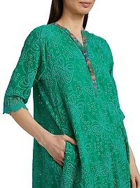 Malfi Embroidered Minidress