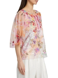 Valentina Floral Mesh Top