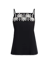 Hannah Cotton-Linen Tunic Tank