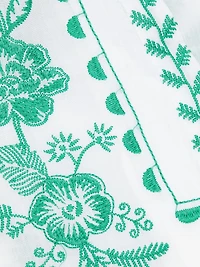 Embroidery Polo T-Shirt Midi-Dress