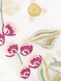 Embroidered Drawstring Shorts