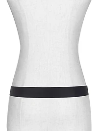 Flat Leather Ring Buckle Belt