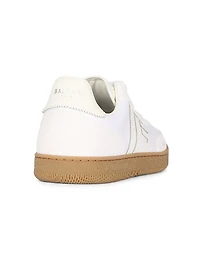 Swan Leather & Suede Low-Top Sneakers