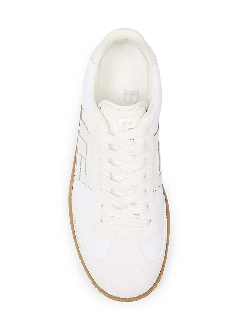 Swan Leather & Suede Low-Top Sneakers
