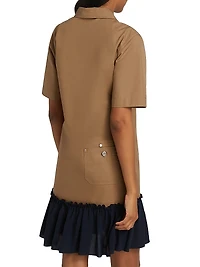 Mix Media Shirtdress