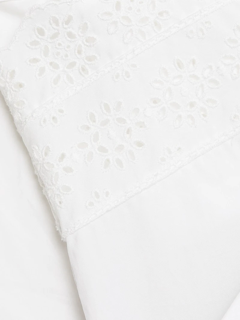 The Eyelet Cotton Tank