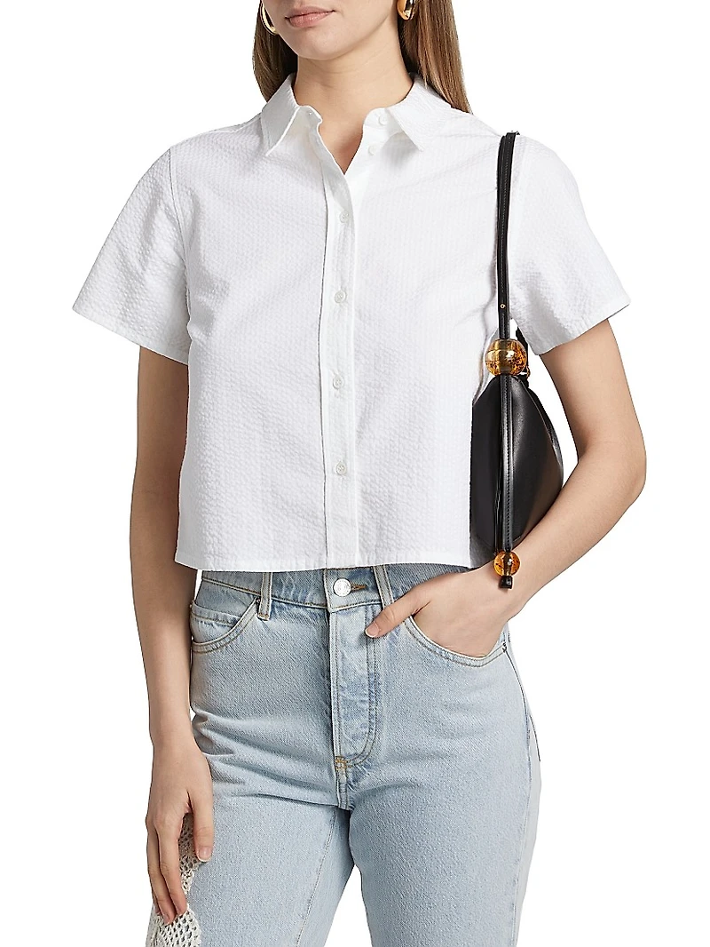 The Seersucker Cotton Top