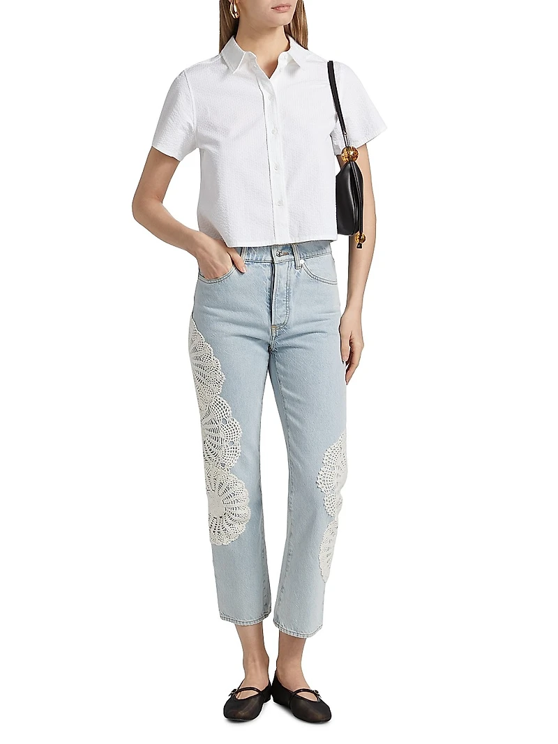 The Seersucker Cotton Top