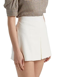 The Seersucker Cotton Skort