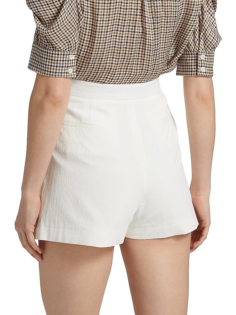 The Seersucker Cotton Skort