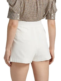 The Seersucker Cotton Skort