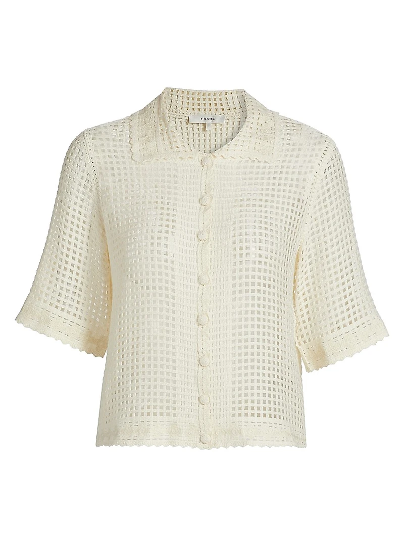 The Crochet Short-Sleeve Top