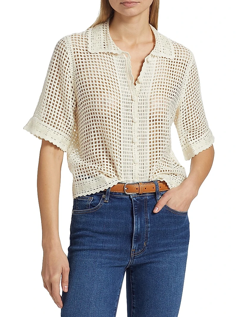 The Crochet Short-Sleeve Top
