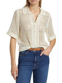 The Crochet Short-Sleeve Top