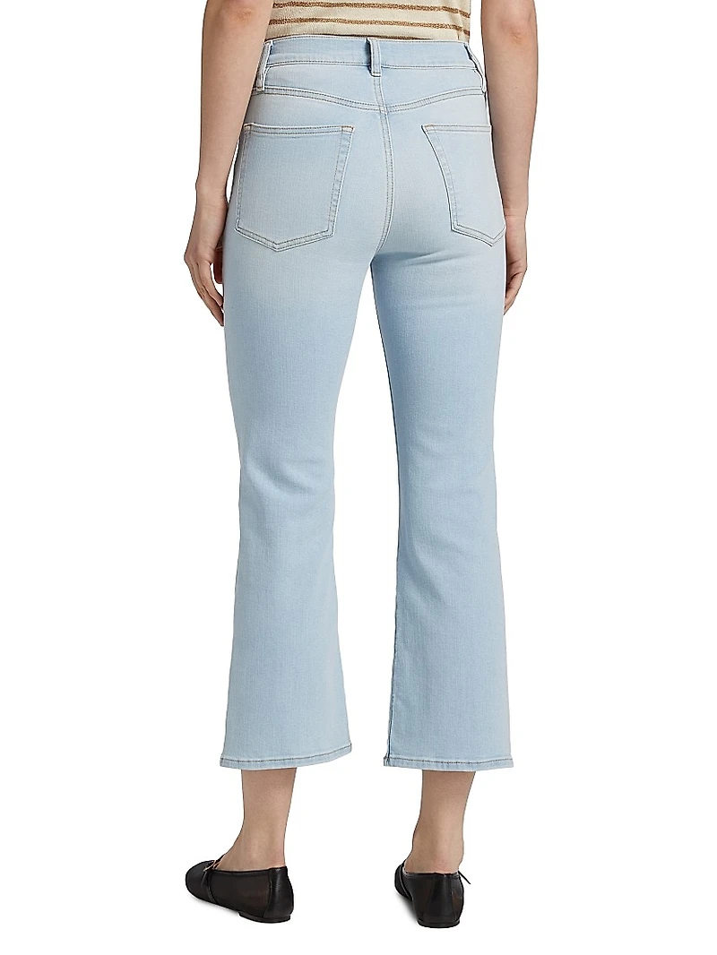 The Reboot Boot-Cut Crop Jeans