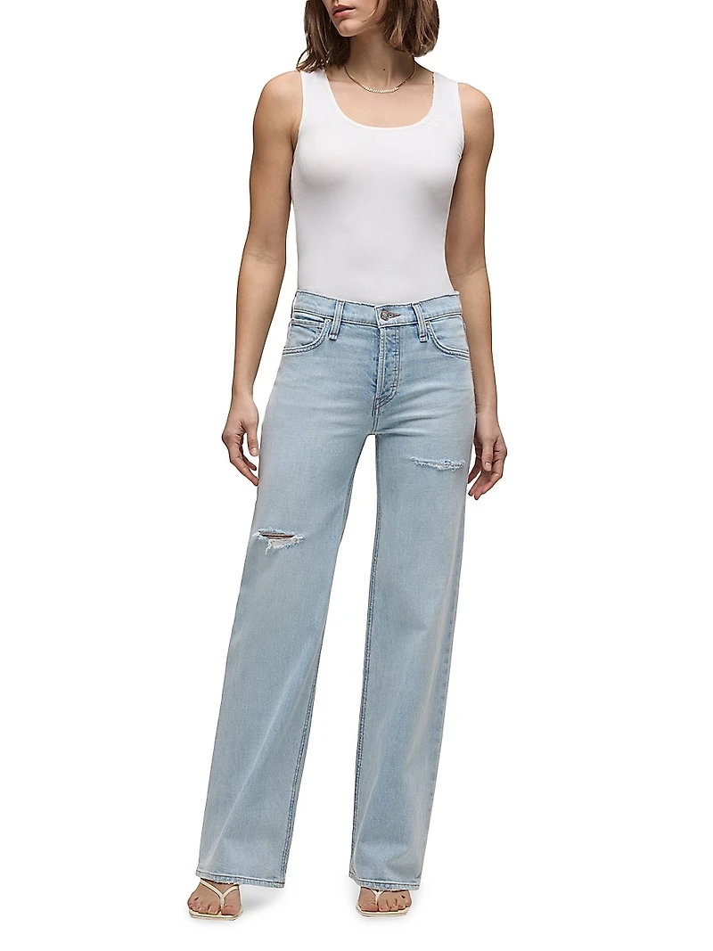 Rosie High-Rise Wide-Leg Jeans