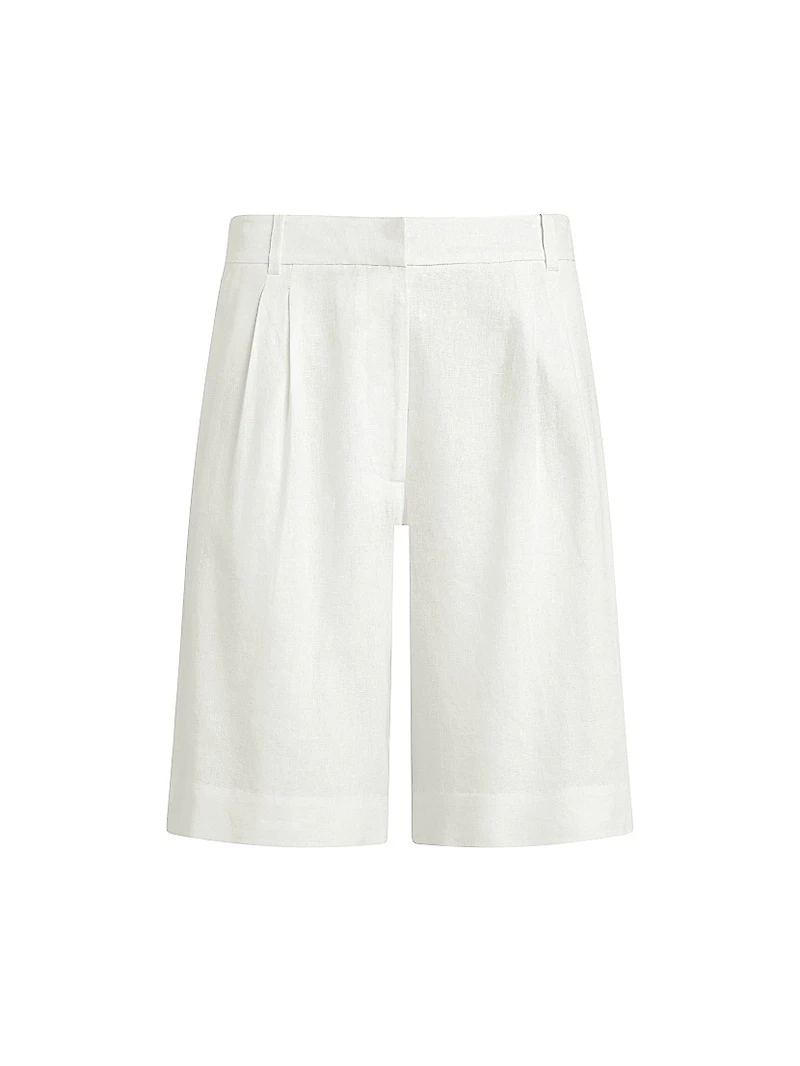 The Brody Linen Blend Bermuda Shorts