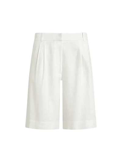 The Brody Linen Blend Bermuda Shorts