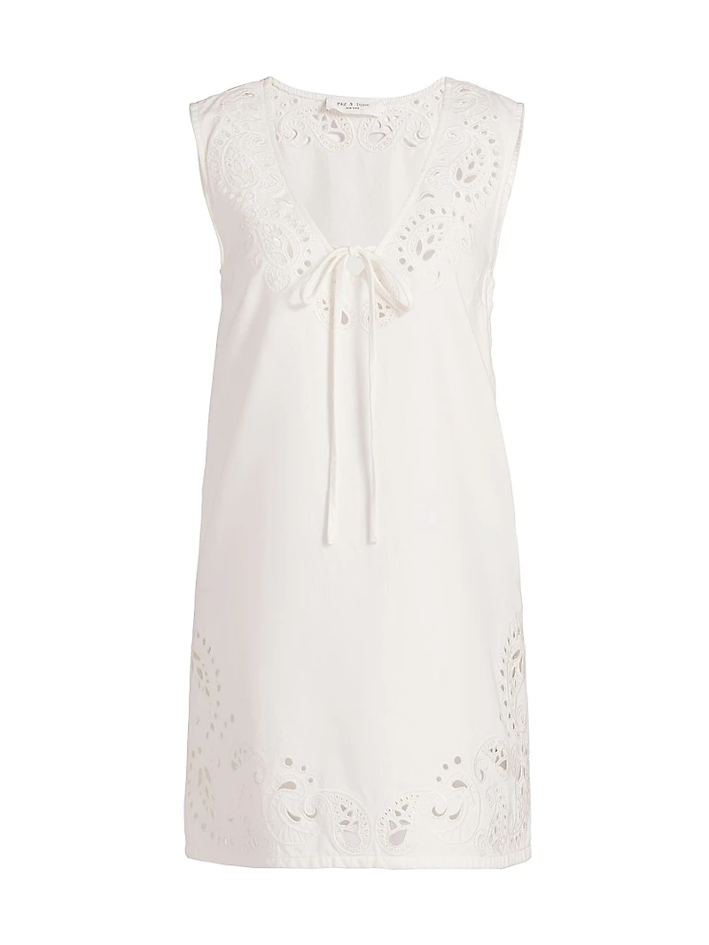 Belle Eyelet Minidress