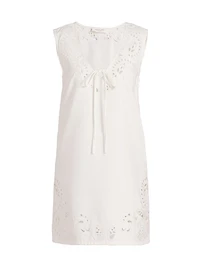 Belle Eyelet Minidress