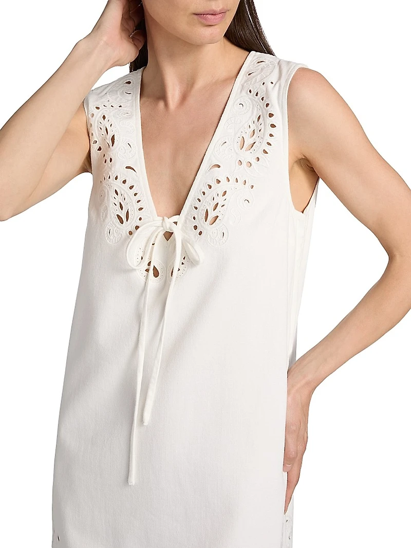 Belle Eyelet Minidress