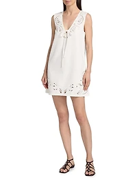 Belle Eyelet Minidress