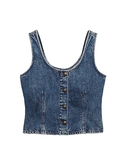 Poppy Denim Top