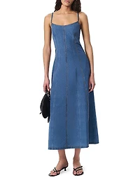 Miramar Melody Denim Midi-Slipdress
