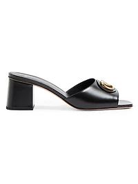 VLogo Signature 60MM Slide Sandals Calfskin